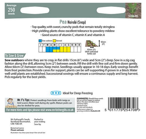 Pea (Snap) Nairobi Seeds