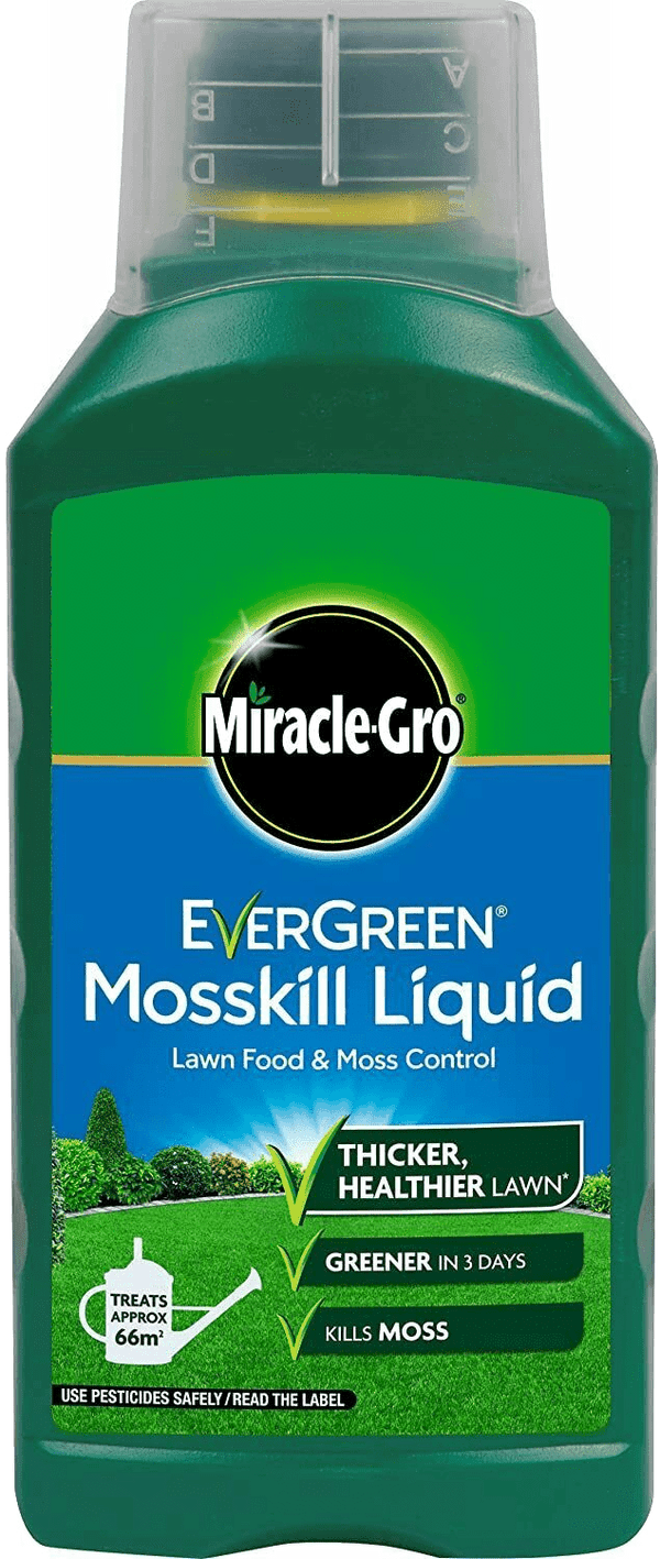 Miracle-Gro Evergreen Liquid Feed & Mosskil 1L