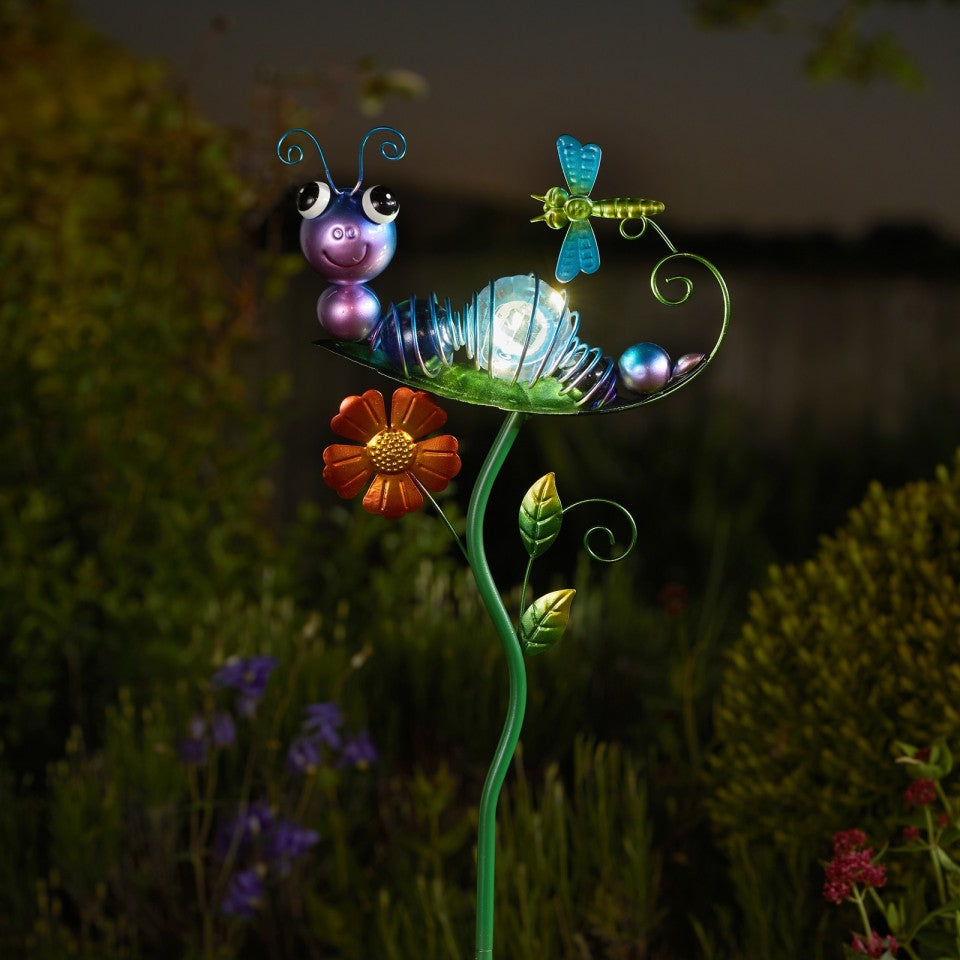 Solar Stake Light Caterpillar