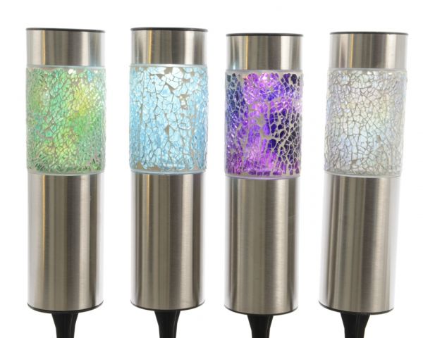 Solar Stake Mosaic Light 22cm