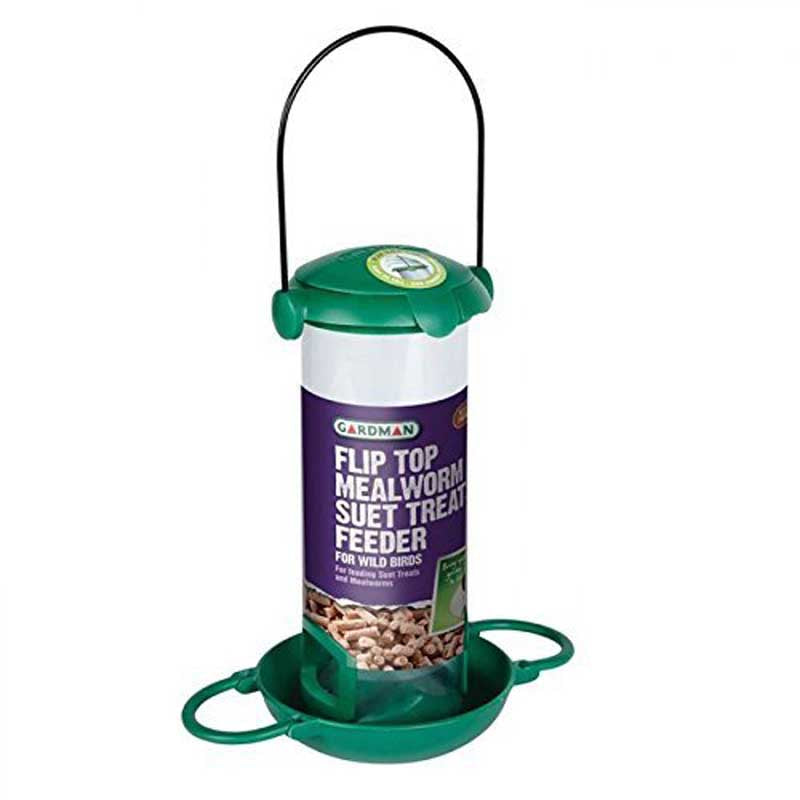 Suet Treats and Mealworm Feeder Flip Top 20cm