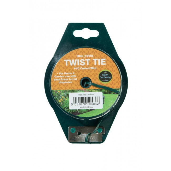 Twist Tie Plastic Coated 50m
