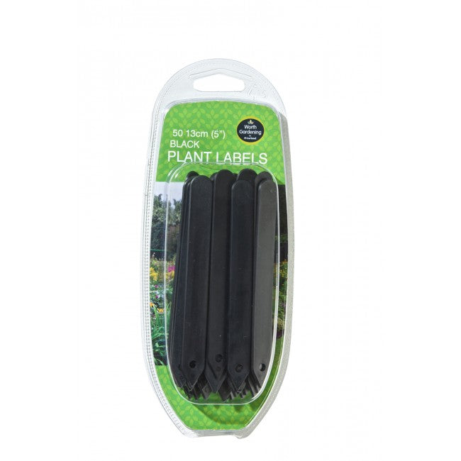 Plant Labels 5" (13cm) Black (50pk)