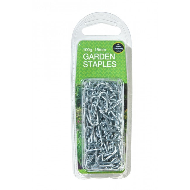 Garden Staples 15mm (100g)