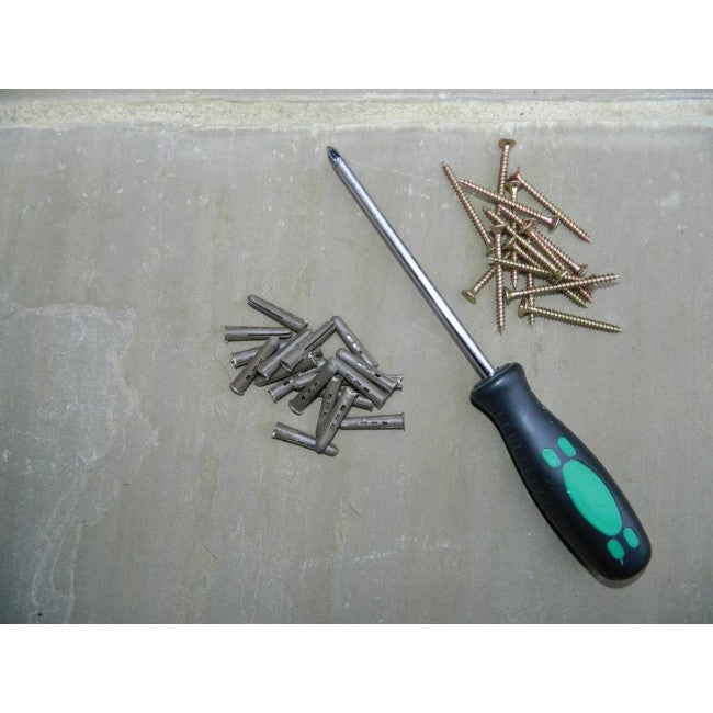 Wall Plugs Brown Screw Sizes 10-12-14 (20pk)