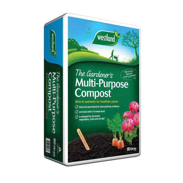 Gardeners Multi Purpose Compost - 60L + 33% Extra Free