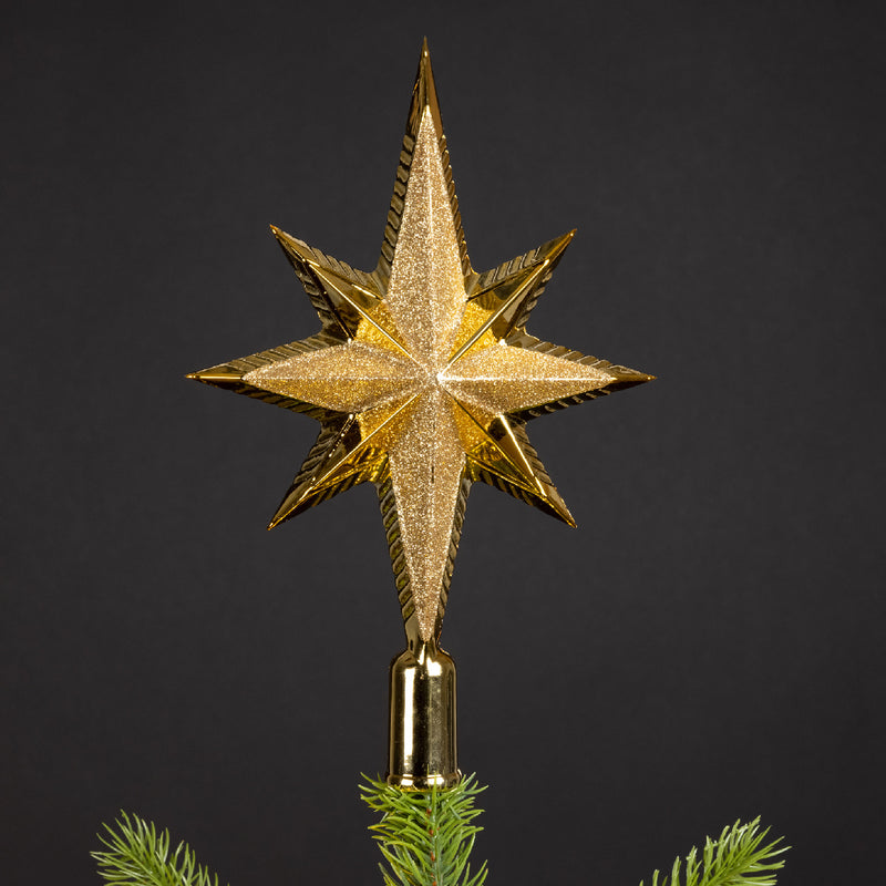 Gold Star Shatterproof Tree Topper