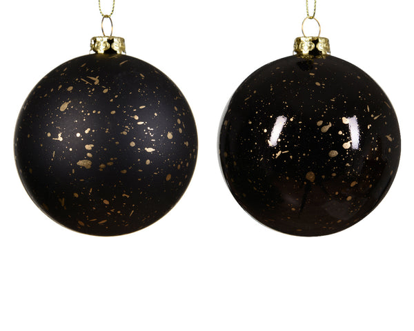 Black Shiny Shatterproof Bauble