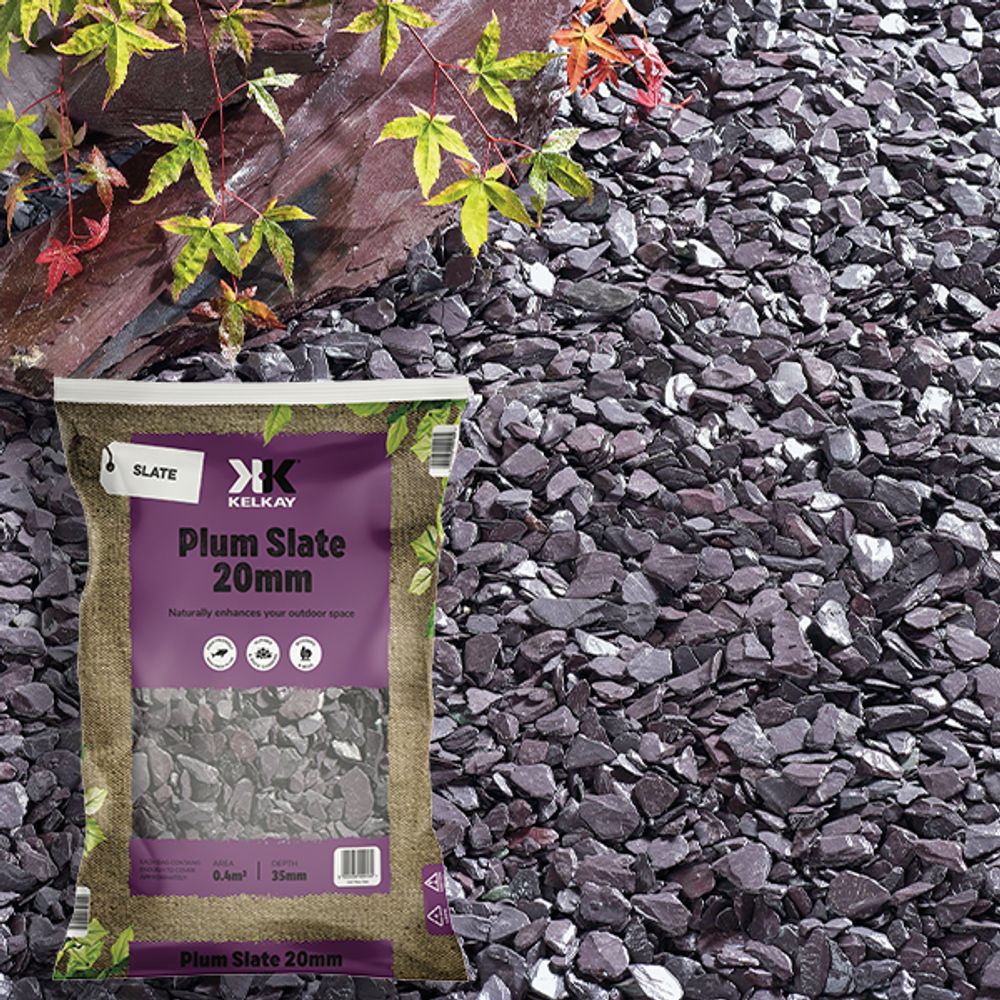 Plum Slate 20mm Bulk Bag