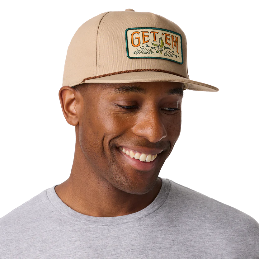 Wetlands 'Get Em' Flat Brim Snapback Hat