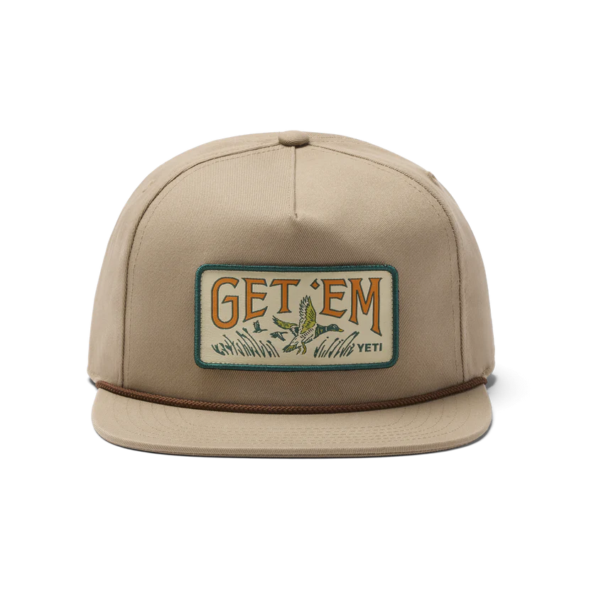 Wetlands 'Get Em' Flat Brim Snapback Hat