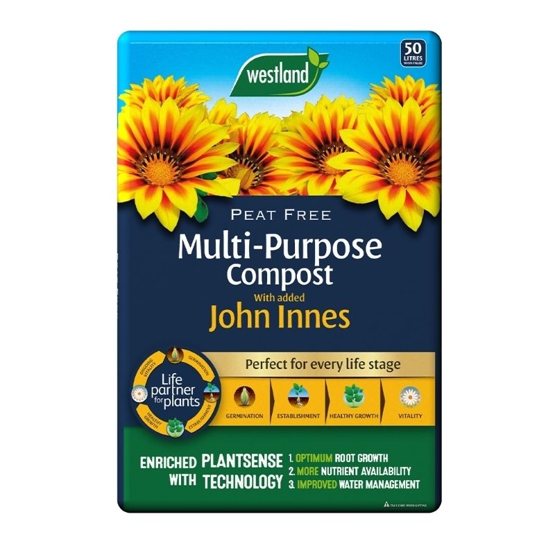 Multi Purpose Compost With Added John Innes 50 Litre - PEAT FREE