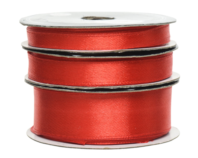Red Satin Polyester Ribbon (3 Styles)