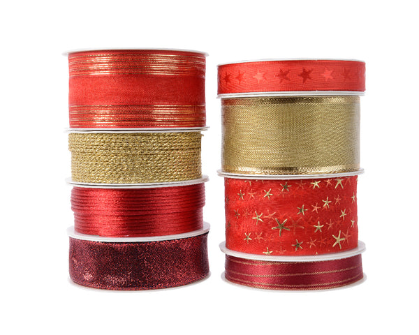 Assorted Polyester Ribbons (8 Styles)