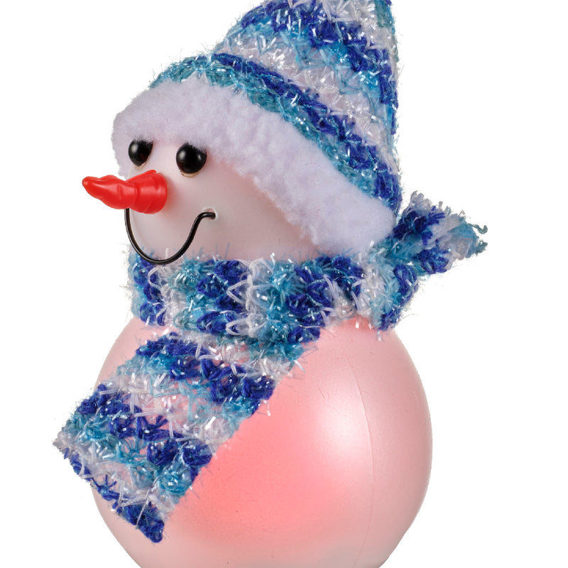 Color-Changing LED Snowman Figures (3 Designs, Indoor)