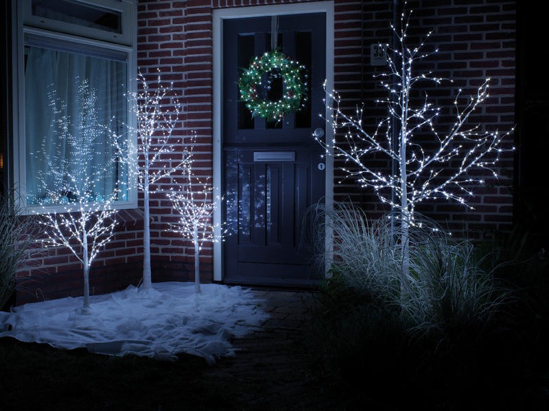 Micro LED tree 180cm snowy pine outdoor