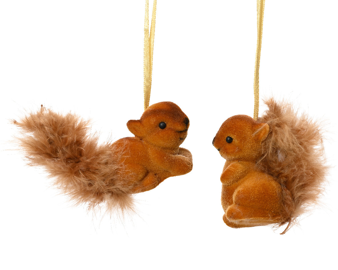 Plastic Squirrel Tree Decorations