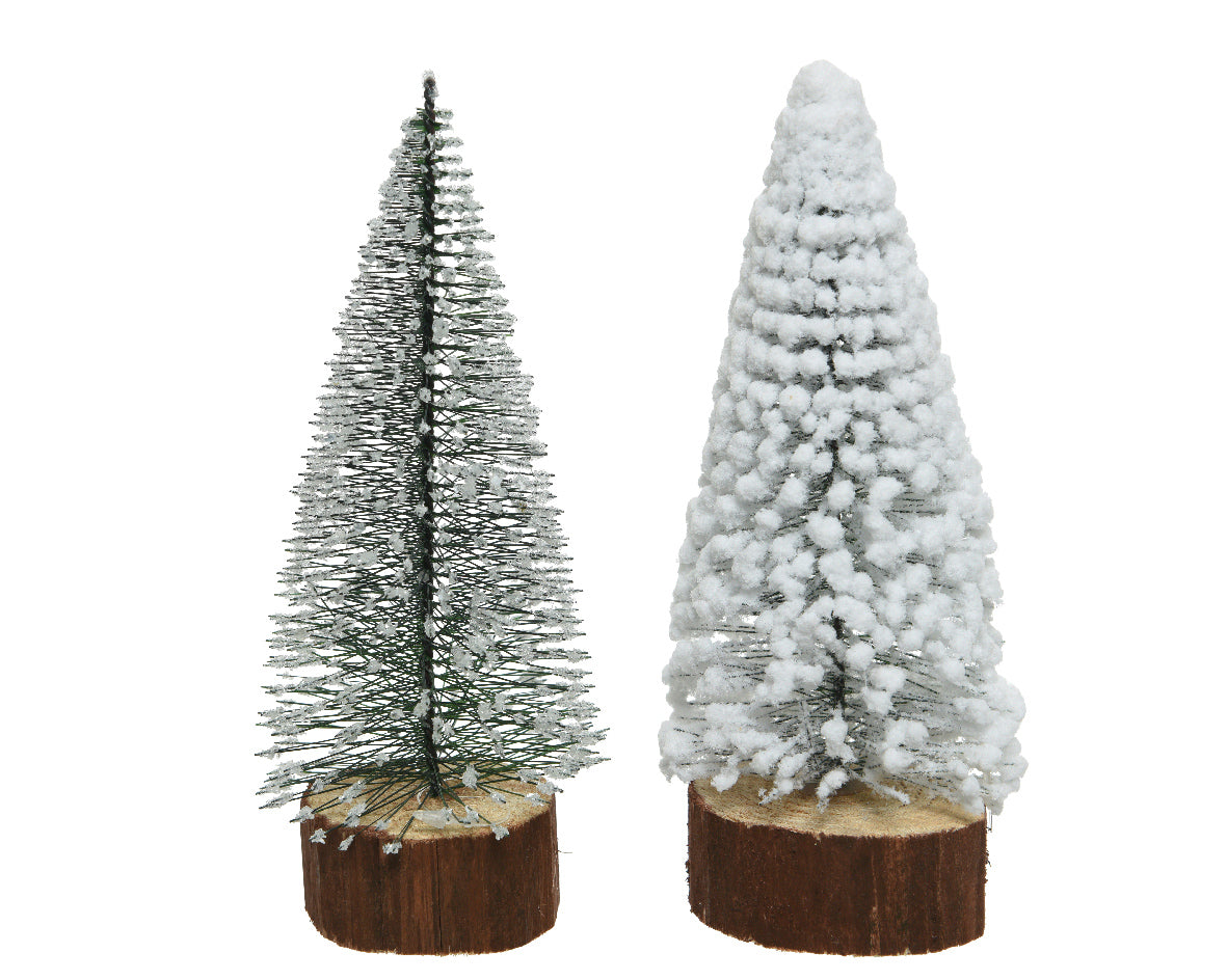 Mini Frosted and Snowy Tree Brushes