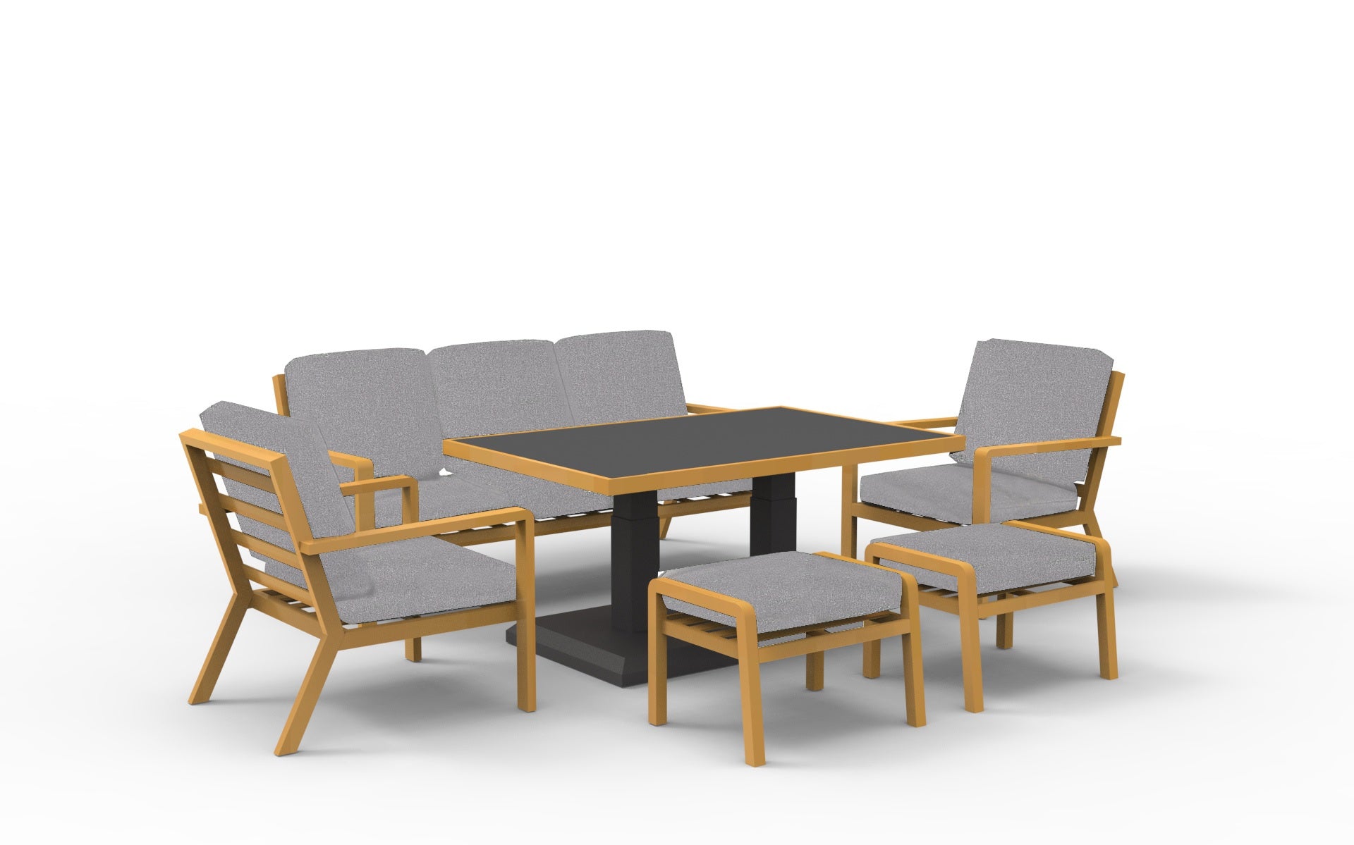 Panama Deluxe Casual 6pc Lounge Set