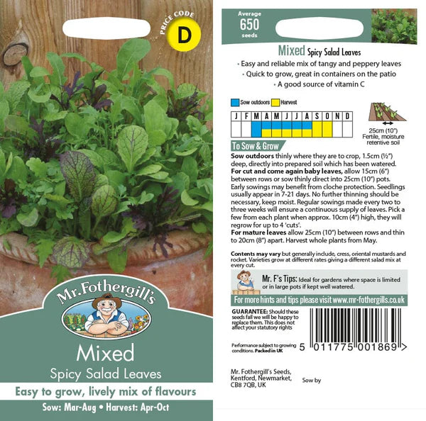 SALAD LEAVES Spicy Mix