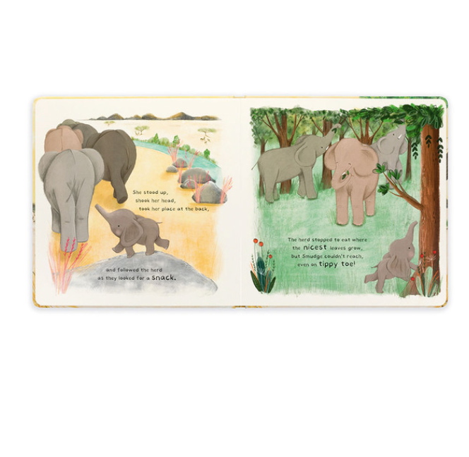 Jellycat Smudge the Littlest Elephant Book