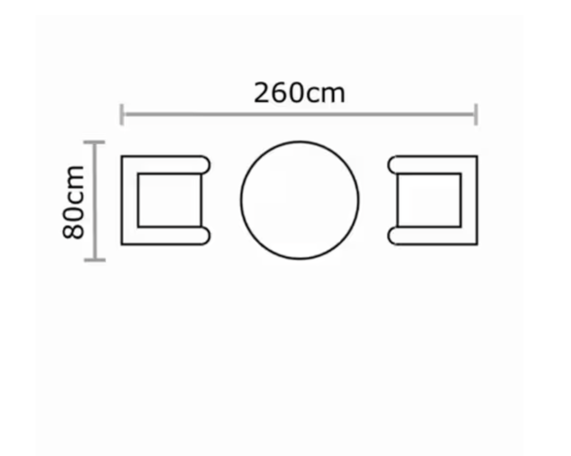 Richmond 80cm Bistro Set