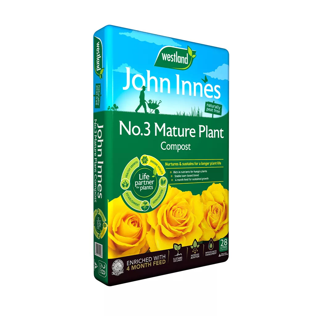 Westland Peat Free John Innes no.3 Compost - 28L