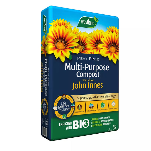 Peat Free Multi Purpose With Added John Innes Compost - 40L + 25% Extra Free