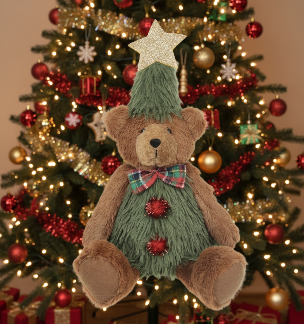 Giant Christmas Tree Bear