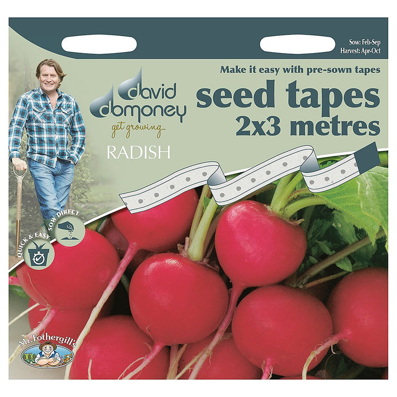 Radish Seed Tape David Domoney