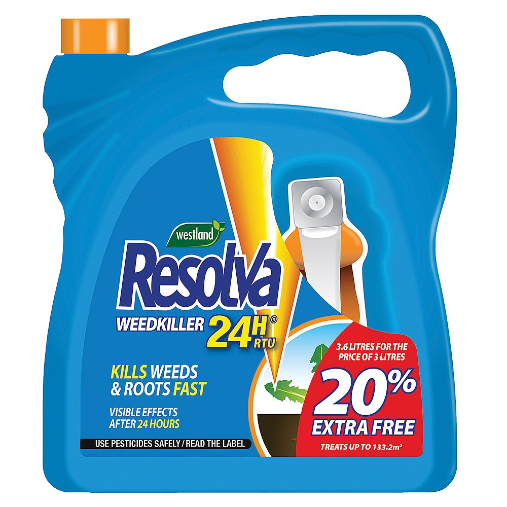 Resolva Weedkiller 24H RTU 3L + 20% Free