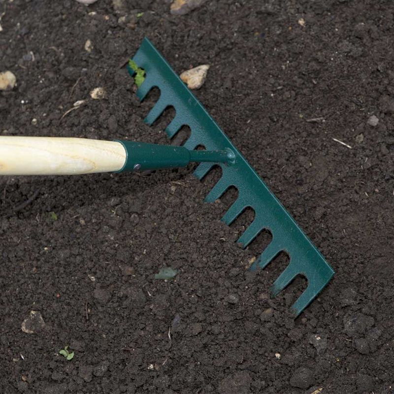 Carbon Steel Garden Rake | Cornwall Garden Shop | UK