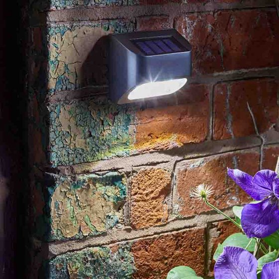 Solar Fence Wall & Post Light Premier 10 Lumens