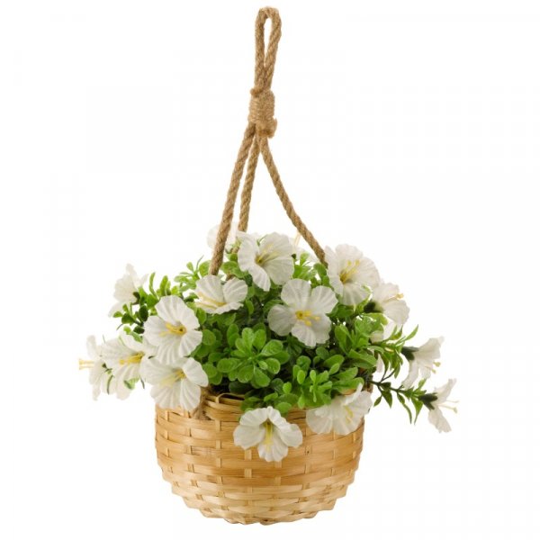 Artificial Hanging Basket Blossom Bouquet 18cm