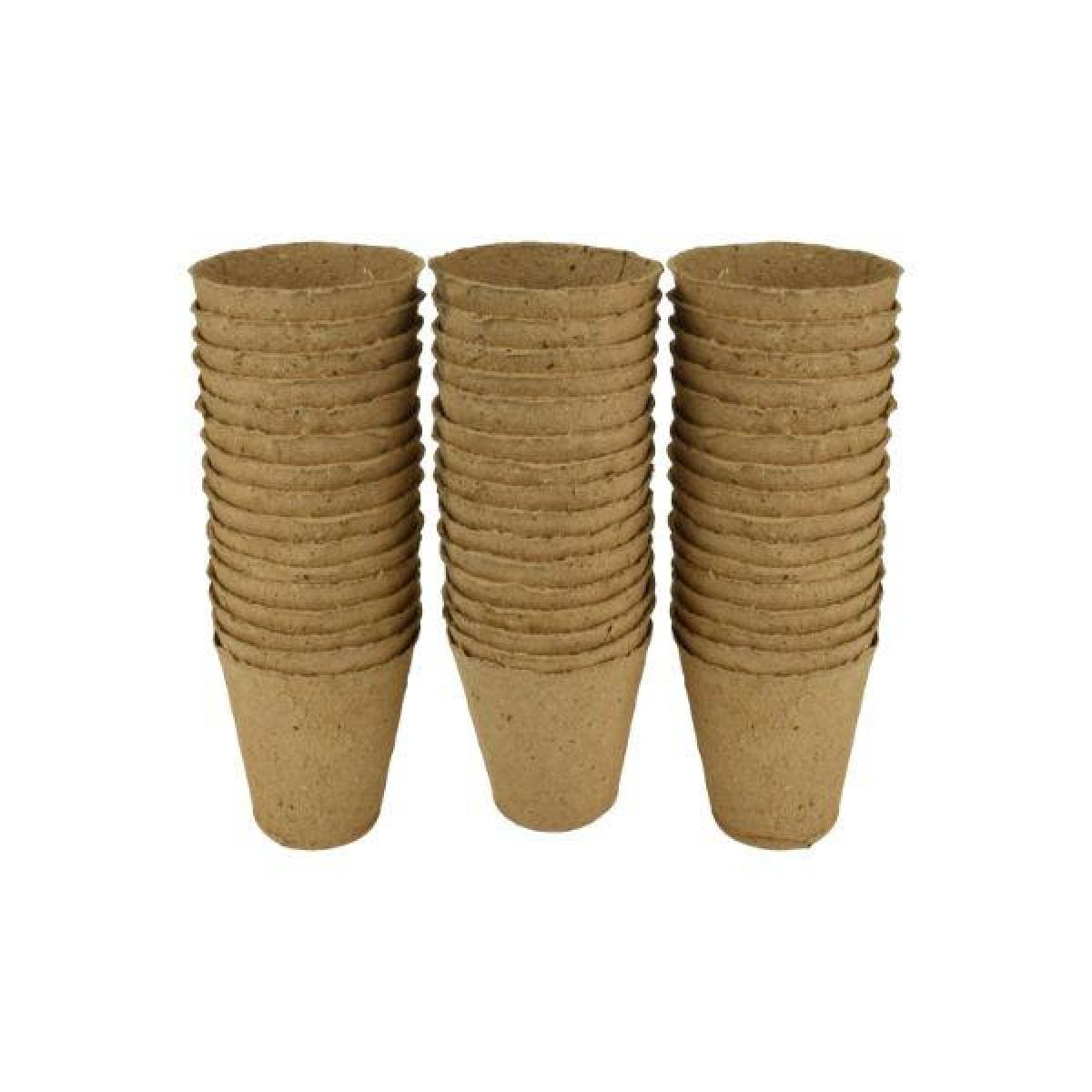 Gro-Sure Fibre Pots Round 8cm 12pk | Cornwall Garden Shop | UK