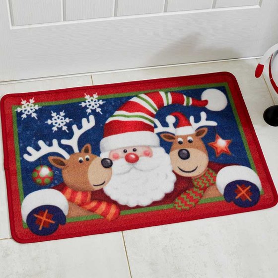 Santa & Friends Mat | Cornwall Garden Shop | UK