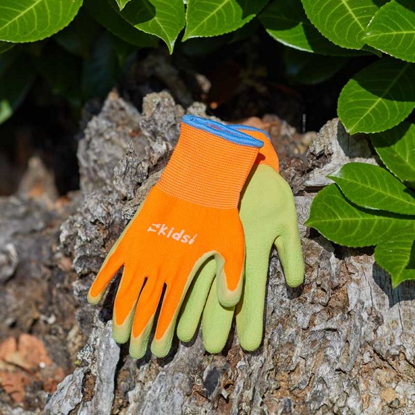 Diggers Orange & Green Gloves 6-10yrs