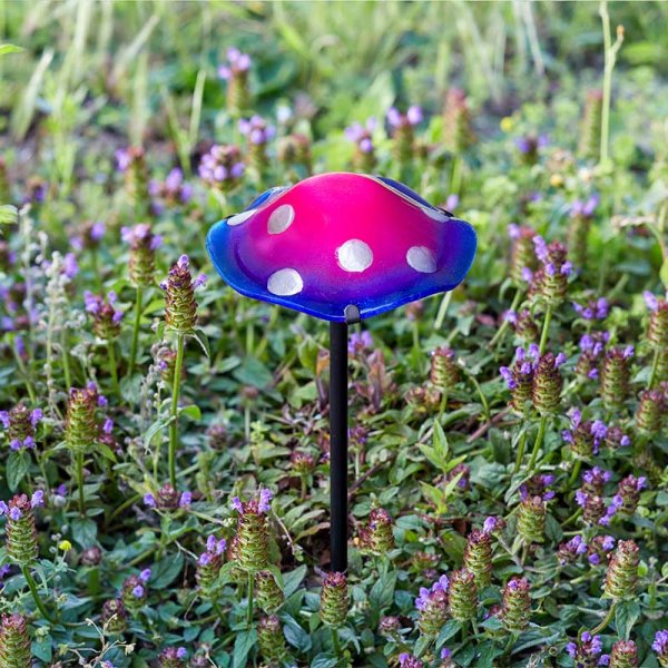 Border Stake FunGlow Mushroom