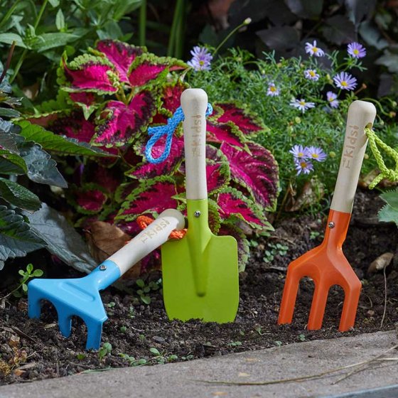 Children's Garden Fork, Trowel & Rake Set