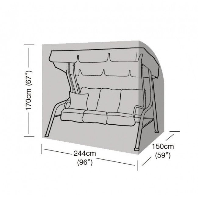 Swing Seat 3-4 Seat Cover Black