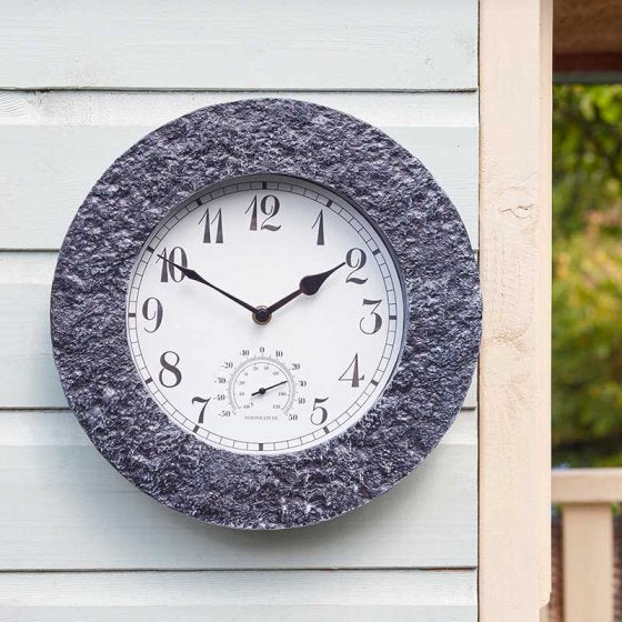 Wall Clock Stonegate Granite 12"