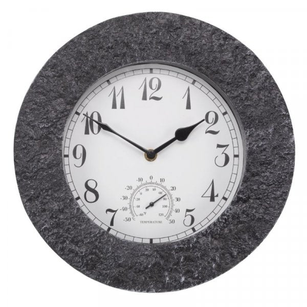 Wall Clock Stonegate Granite 12"