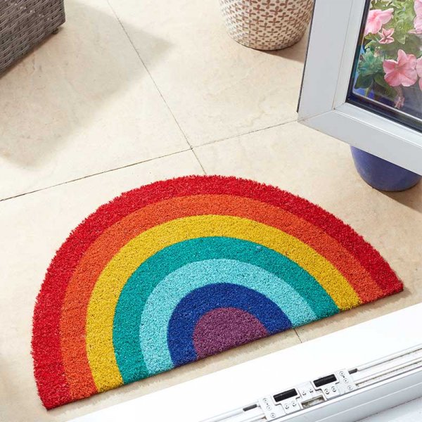 Decoir Mat Rainbow Crescent 75x45cm