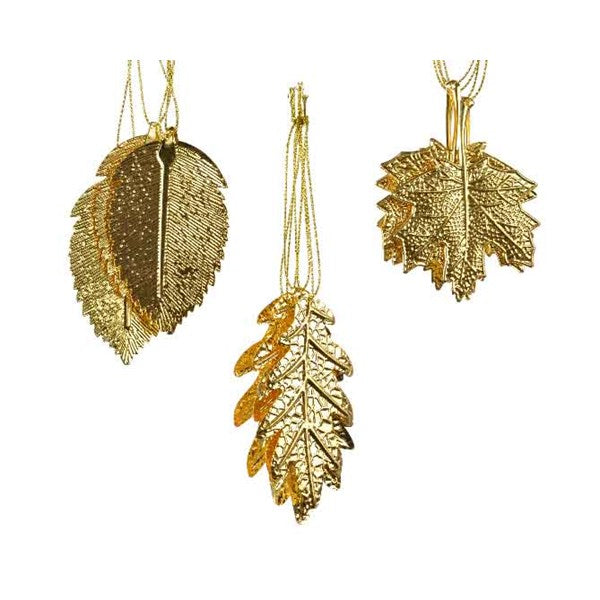 Leaf Hanging Decoration 8cm