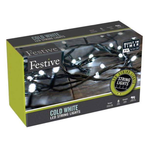 LED 480 Festive String Lights Cold White