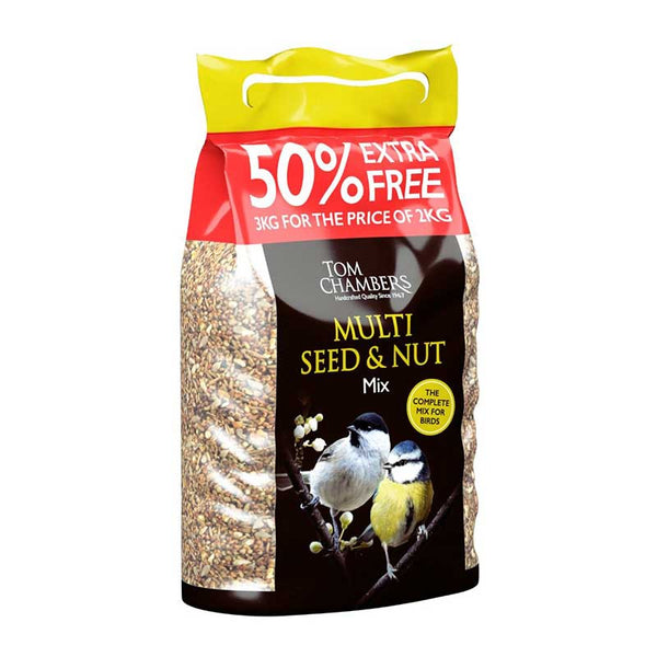 Multi Seed & Nut Mix Bird Feed 3kg