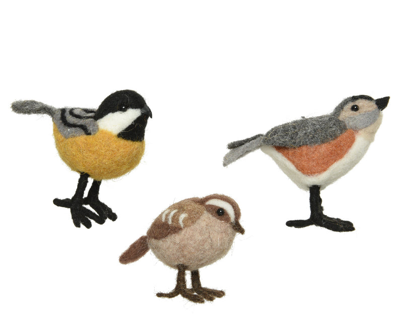 Bird Wool Figure 7cm