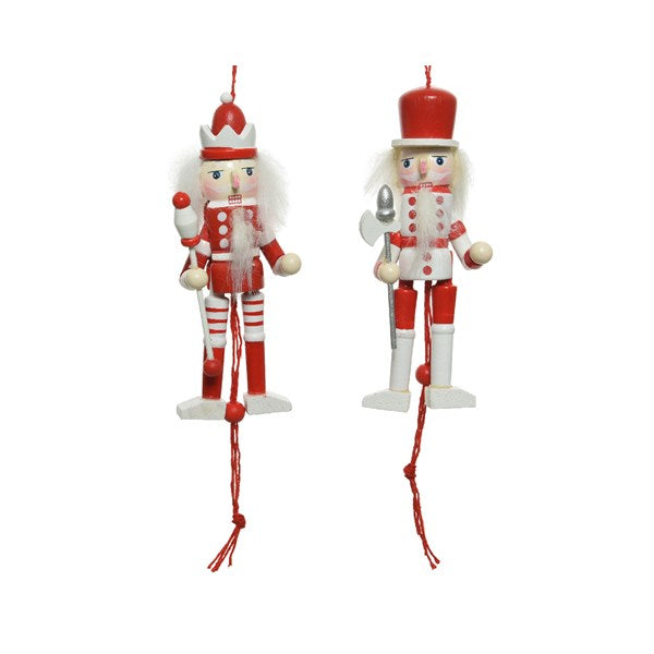 Hanging Decoration Nutcracker Pull String 12.5cm