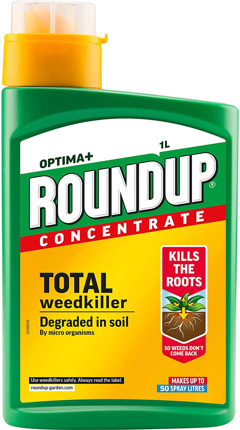 Roundup Weedkiller Optima+ Concentrate 1L