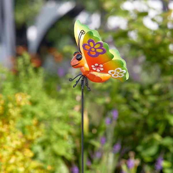 Border Stake Barmy Butterfly